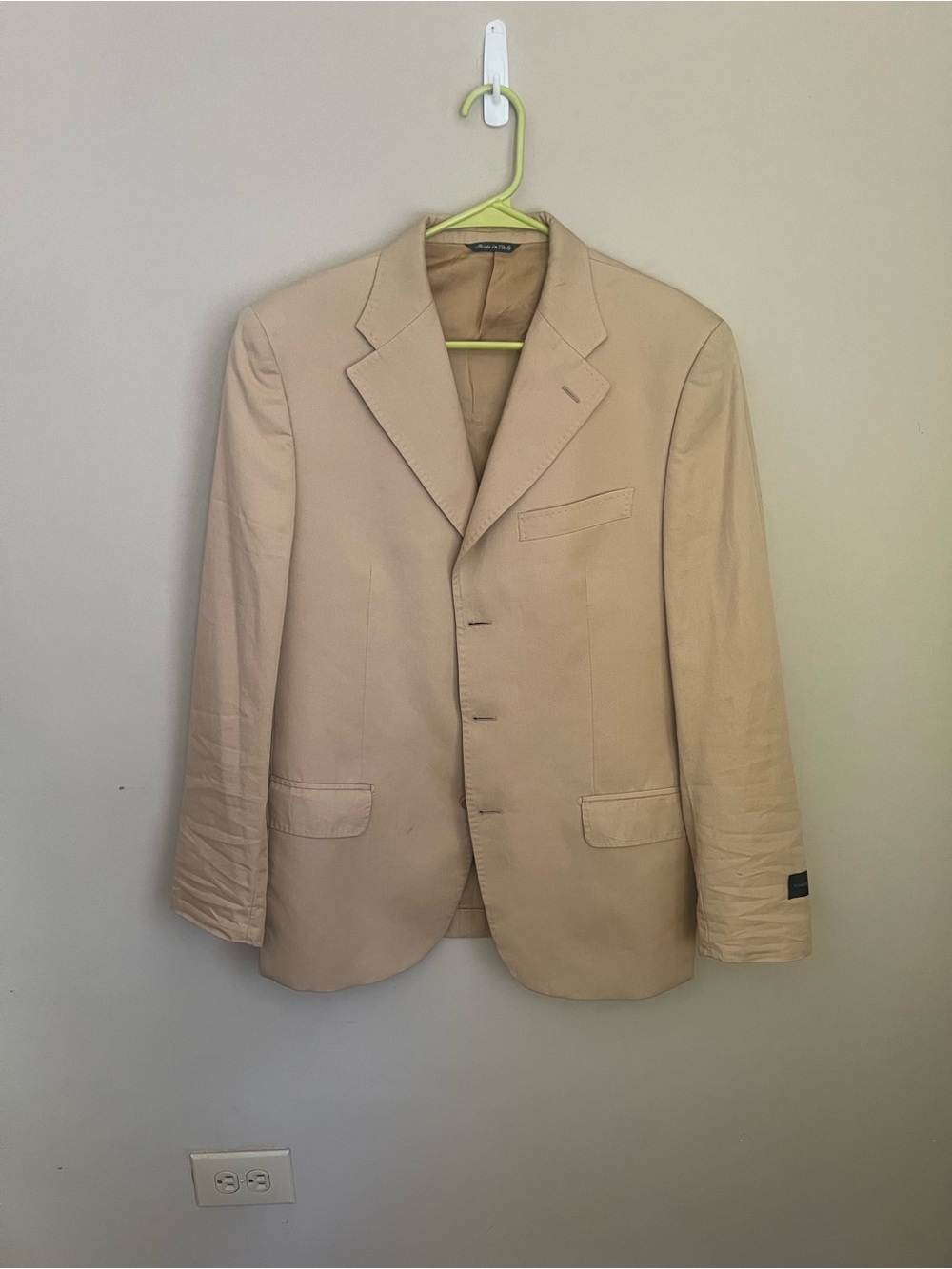 Tombolini Beige Single-Breasted Sport Coat